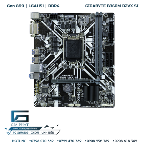 GIGABYTE B360M D2VX SI (LGA1151 - DDR4 - Gen 8&9) RENEW